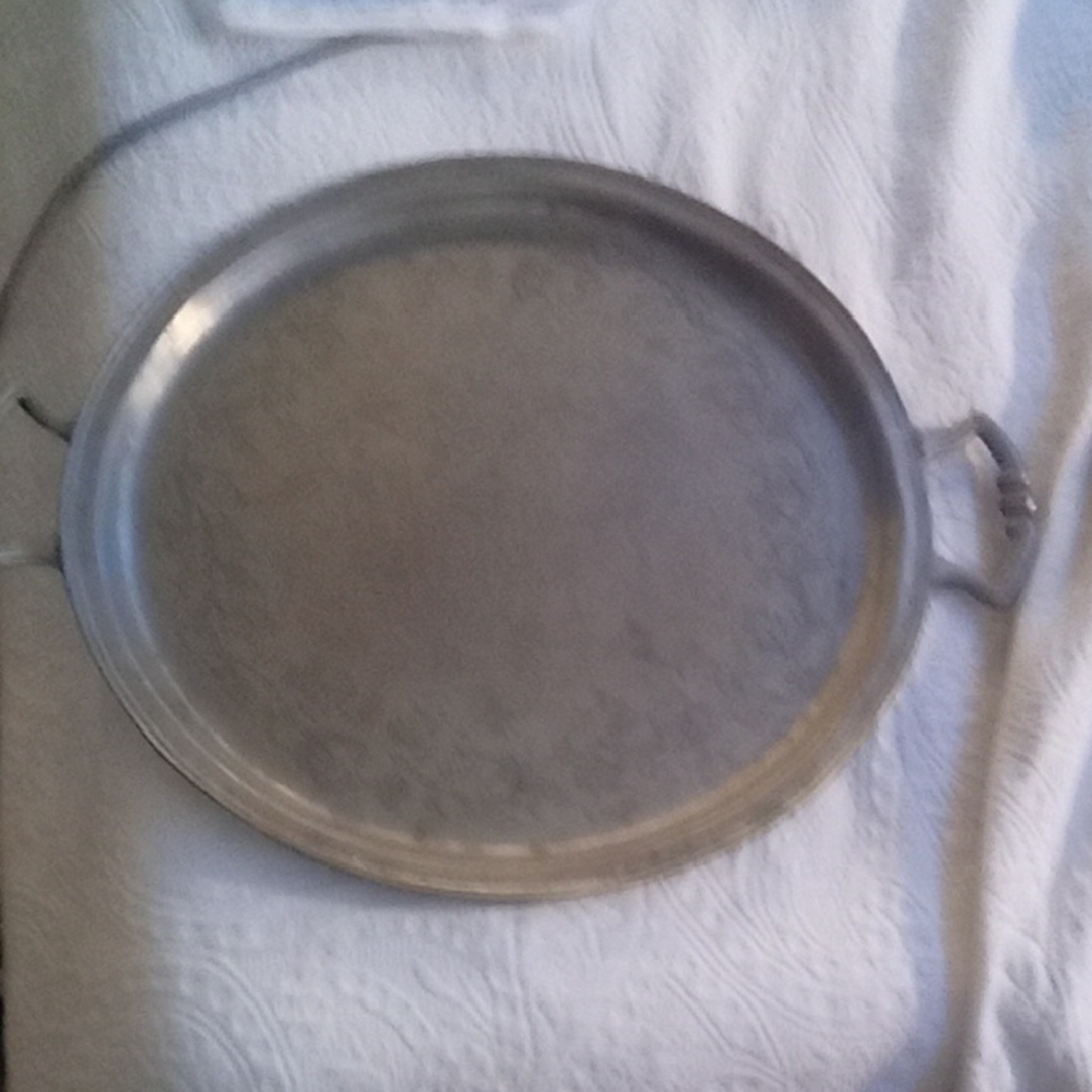 Elegant 99.9% Pewter Serving Tray